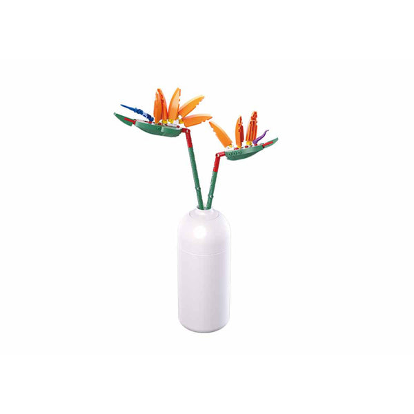 Sluban Vase Building And Construction Toys Set - Strelitzia Regina Ayton - 140 Pieces - M38-B1101-01 - Zrafh.com - Your Destination for Baby & Mother Needs in Saudi Arabia