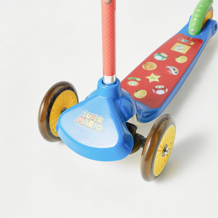 Smoby Super Mario 3 Wheel Twist Scooter For Children For 3+ Months - Zrafh.com - Your Destination for Baby & Mother Needs in Saudi Arabia