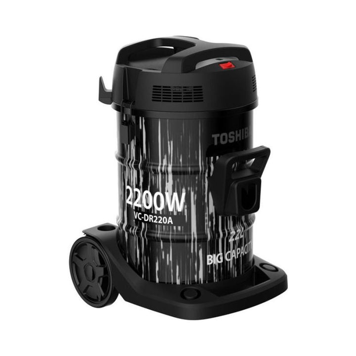 Toshiba Drum Vacuum Cleaner - 2200 W - 22 L - Black Grey - VC-DR220ABF-G - Zrafh.com - Your Destination for Baby & Mother Needs in Saudi Arabia