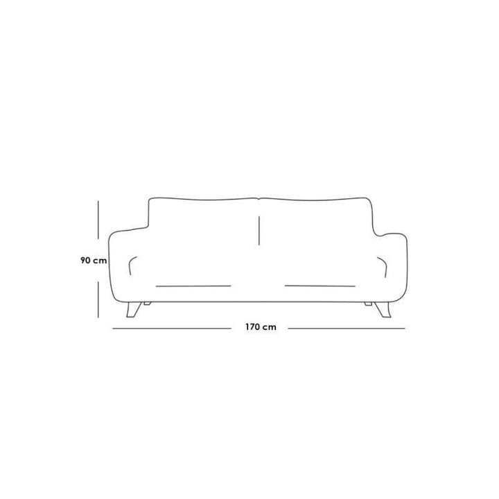 Alhome Sofa 170x90x90 cm - Grey - AL-843 - Zrafh.com - Your Destination for Baby & Mother Needs in Saudi Arabia