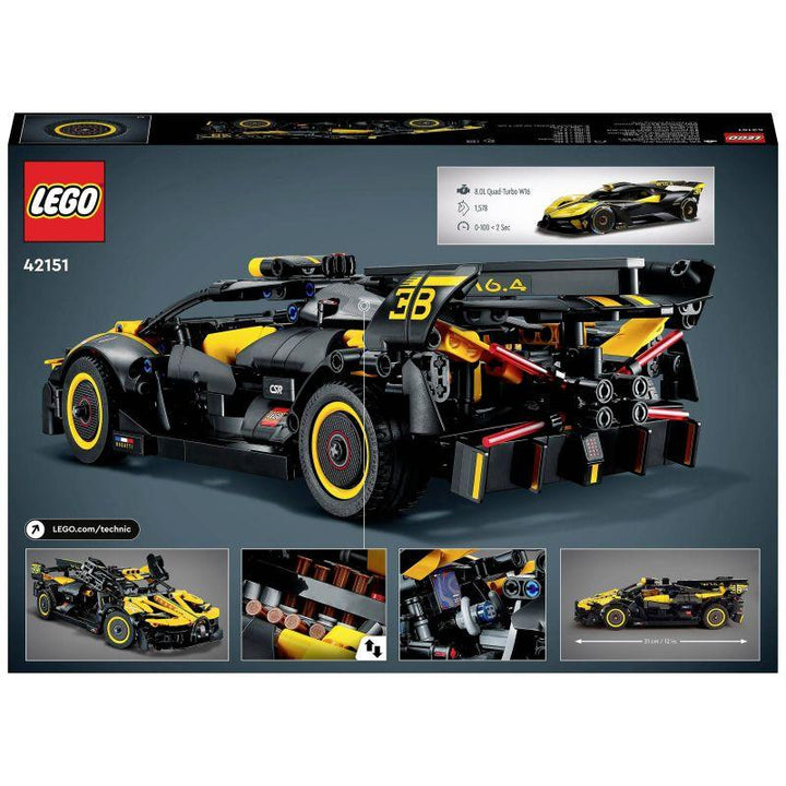 Lego Technic Bugatti Bolide 42151 Playset - 905 Pieces - Zrafh.com - Your Destination for Baby & Mother Needs in Saudi Arabia