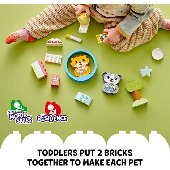 Lego Duplo My First Puppy & Kitten with Sounds - 22 Pieces - 6379274 - Zrafh.com - Your Destination for Baby & Mother Needs in Saudi Arabia