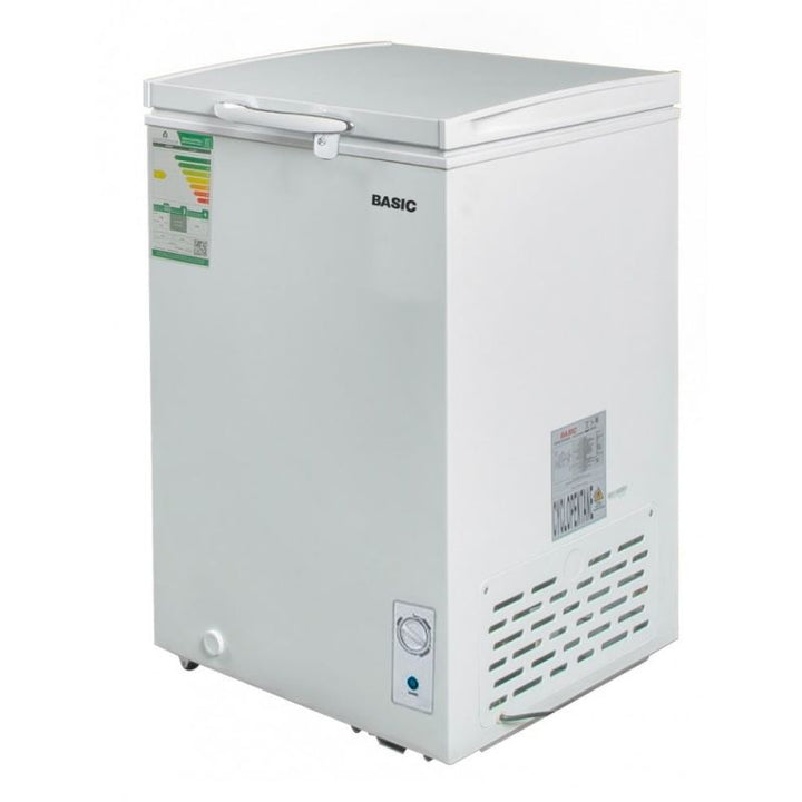 Basic Chest Freezer - 5 Cubic Feet- 142 L - White - BSC-190C - Zrafh.com - Your Destination for Baby & Mother Needs in Saudi Arabia