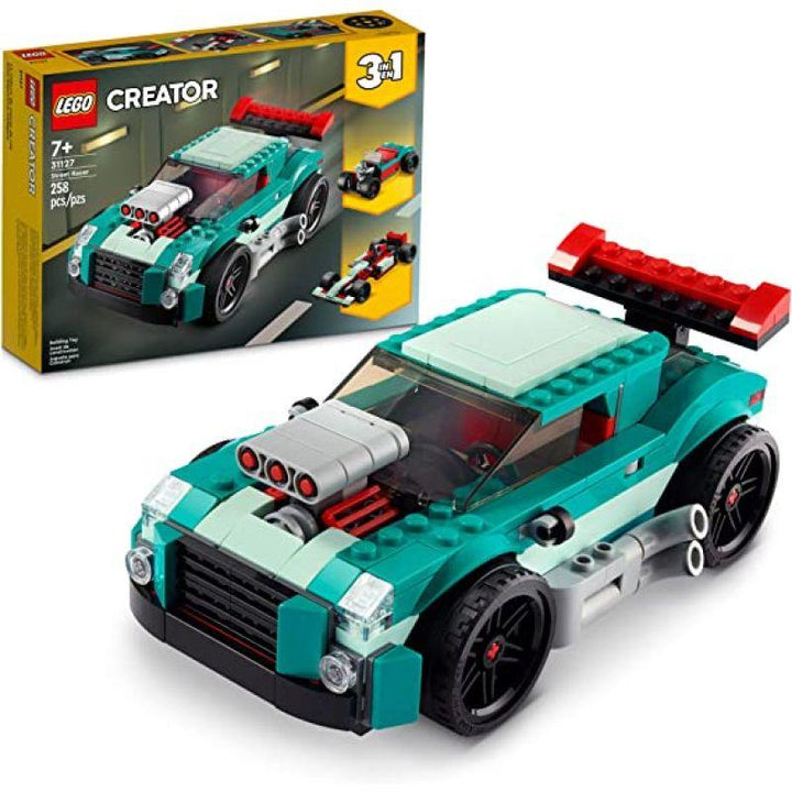 Lego Creator Street Racer 3in1 - 258 Pieces - 6371108 - Zrafh.com - Your Destination for Baby & Mother Needs in Saudi Arabia