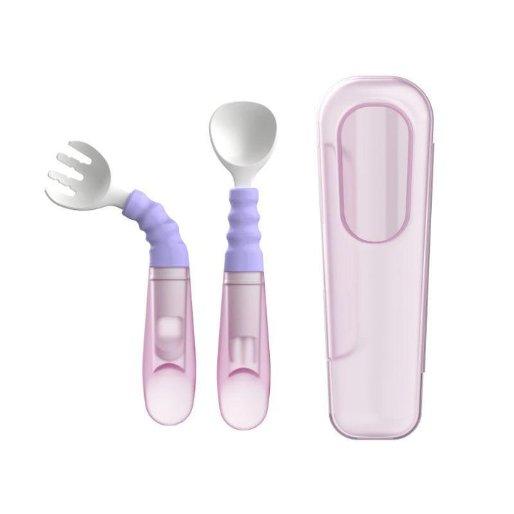 Multiple Use Bending Fork And Spoon Set - Zrafh.com - Your Destination for Baby & Mother Needs in Saudi Arabia
