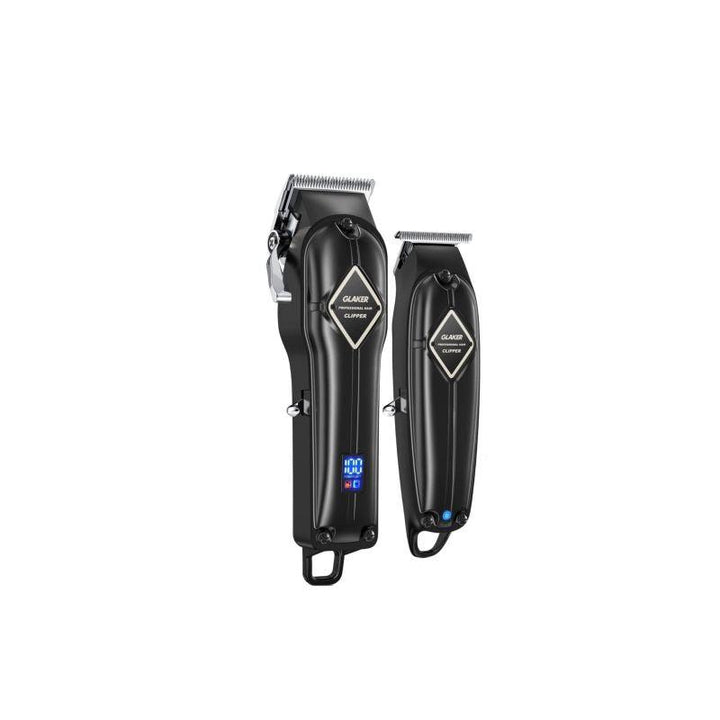Glaker Professional Hair Clipper Kit Wireless - Black - K11S+I3F - Zrafh.com - Your Destination for Baby & Mother Needs in Saudi Arabia