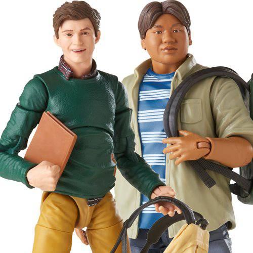 Spider-Man Marvel Legends Series 60th Anniversary Peter Parker and Ned Leeds MCU 2-Pack 6-inch Action Figures, 7 Accessories, Multicolored, F3457 - ZRAFH