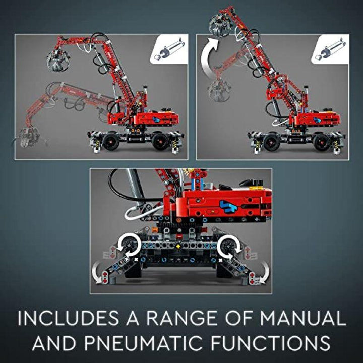 Lego Technic Material Handler Crane Building Toy Set - 835 Pieces - 6379496 - Zrafh.com - Your Destination for Baby & Mother Needs in Saudi Arabia