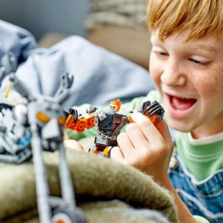 Lego Marvel Ghost Rider Mech & Bike Buildable Toy Set - 264 Pieces - LEGO-6427723 - Zrafh.com - Your Destination for Baby & Mother Needs in Saudi Arabia