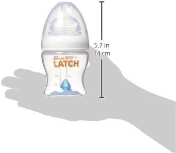Munchkin Latch Feeding Bottle, 0+ Months, 120 ml - White - Pack of 3 - Zrafh.com - Your Destination for Baby & Mother Needs in Saudi Arabia