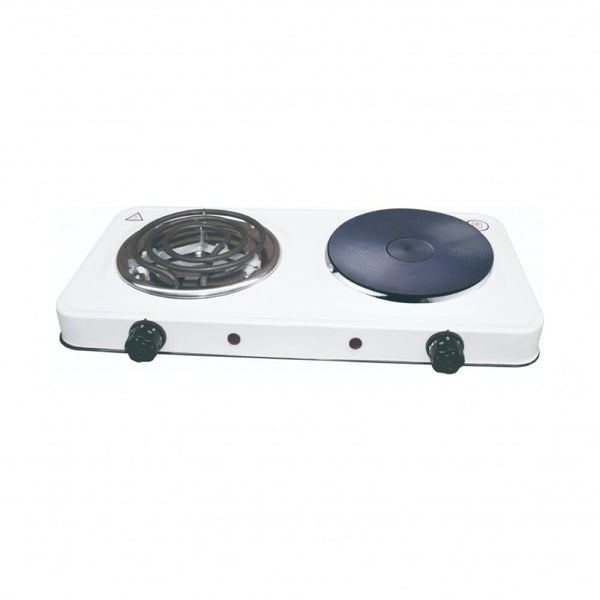 Rebune Electric Burner Heater Stove - 1000 W - White - RE- 4- 036 - Zrafh.com - Your Destination for Baby & Mother Needs in Saudi Arabia