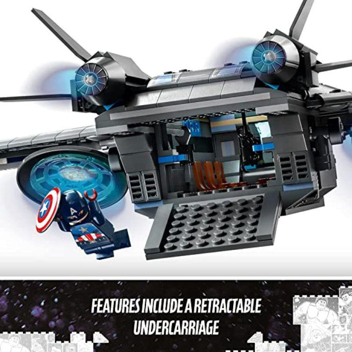 Lego Marvel The Avengers Quinjet Spaceship Building Toy Set - 795 Pieces - LEGO-6427727 - Zrafh.com - Your Destination for Baby & Mother Needs in Saudi Arabia