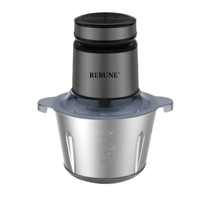 Rebune Stainless Steel Meat And Vegetable Chopper - 3 L - 500 W - Zrafh.com - Your Destination for Baby & Mother Needs in Saudi Arabia
