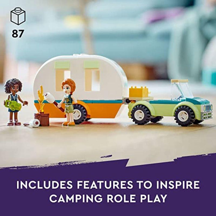 Lego Friends Holiday Camping Trip Camper Van Building Toy - 87 Pieces - LEGO-6425638 - Zrafh.com - Your Destination for Baby & Mother Needs in Saudi Arabia