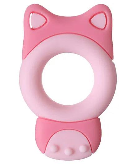 Amchi Baby Silicone Teether Pink - ZRAFH