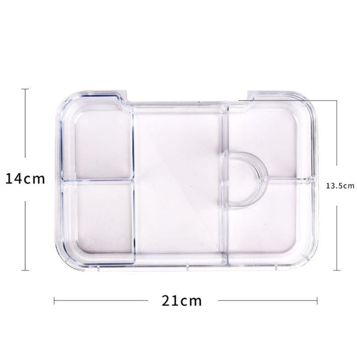 Luqu Bento Lunch Box - 6 Compartments - Blue - Zrafh.com - Your Destination for Baby & Mother Needs in Saudi Arabia