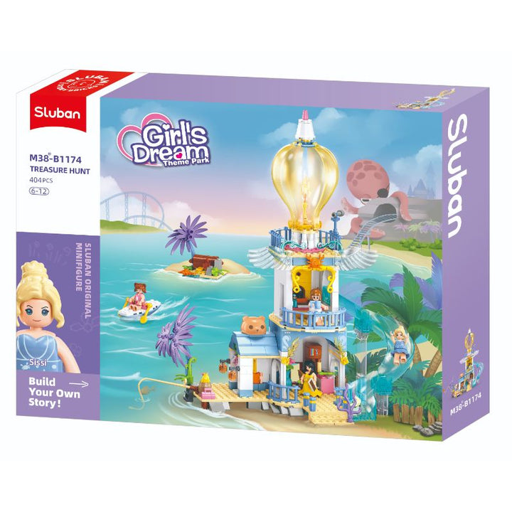 Sluban Girls Dream-Highlanders Lighthouse Building And Construction Toys Set - 404 Pieces - Zrafh.com - Your Destination for Baby & Mother Needs in Saudi Arabia
