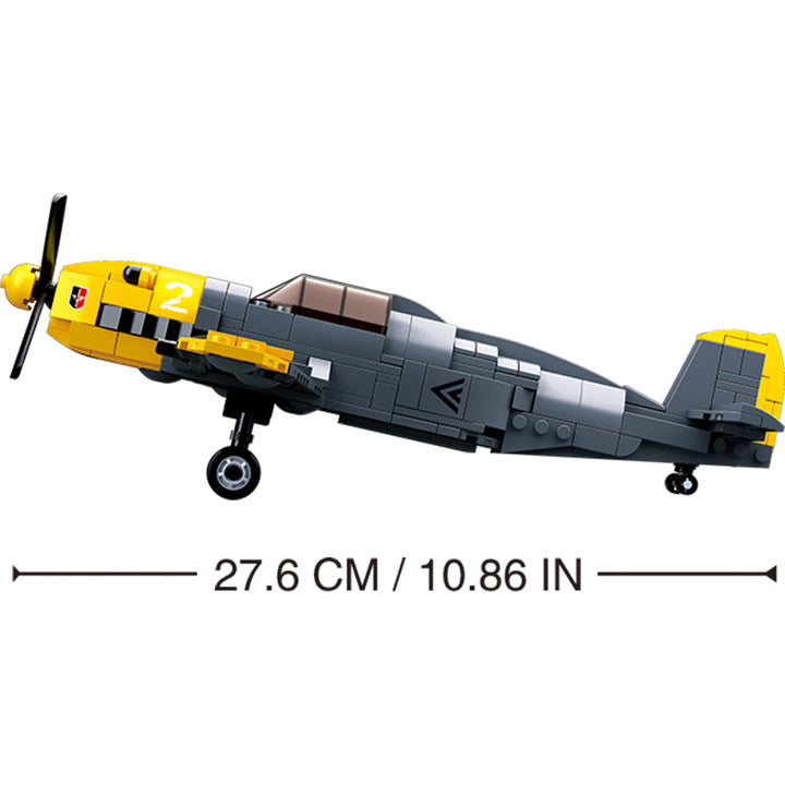 Sluban Bf 109 WWII Airplane Building Kit - 289 Pieces - Zrafh.com - Your Destination for Baby & Mother Needs in Saudi Arabia