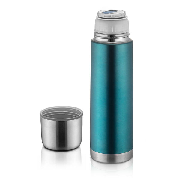 Reer Colour stainless steel vacuum bottle, 500 ml, pacific blue - Zrafh.com - Your Destination for Baby & Mother Needs in Saudi Arabia