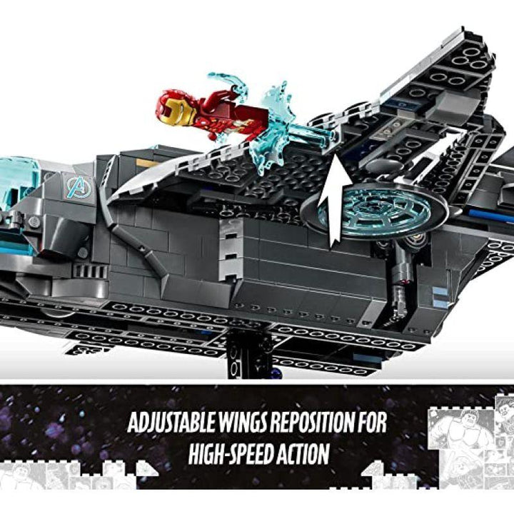 Lego Marvel The Avengers Quinjet Spaceship Building Toy Set - 795 Pieces - LEGO-6427727 - Zrafh.com - Your Destination for Baby & Mother Needs in Saudi Arabia