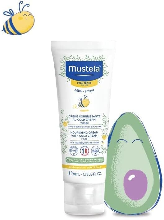 Mustela Nourishing Bebe Face Cream with Cold Baby Cream, 40 ml - Zrafh.com - Your Destination for Baby & Mother Needs in Saudi Arabia