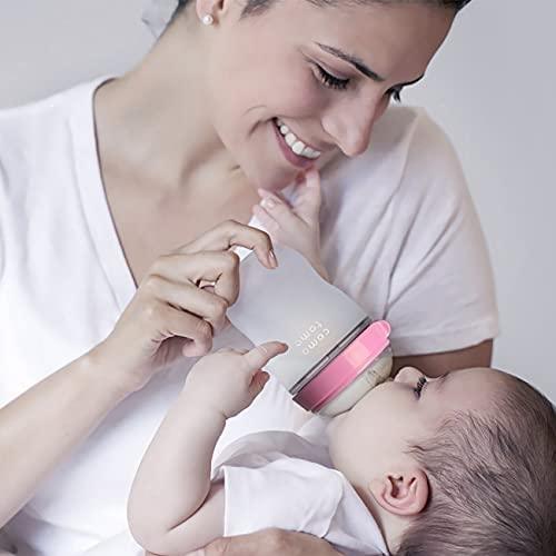 Comotomo - Baby Bottle Bundle Pink - Zrafh.com - Your Destination for Baby & Mother Needs in Saudi Arabia