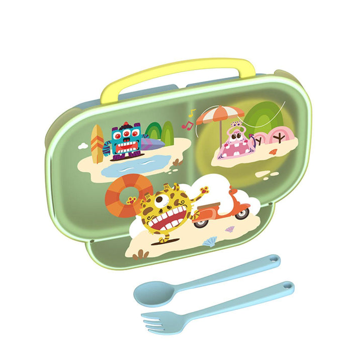 Special Compartment Food Plate Set - DY1420 - Zrafh.com - Your Destination for Baby & Mother Needs in Saudi Arabia