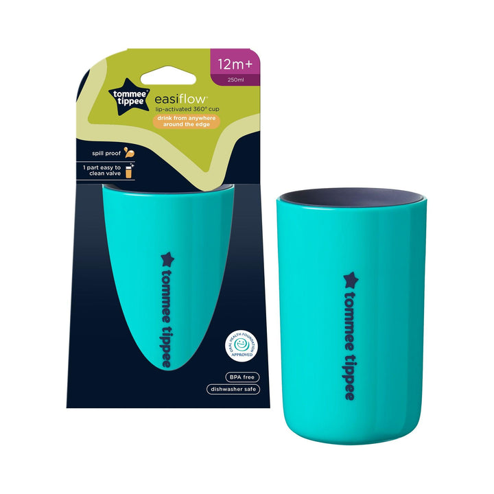 Tommee Tippee Easiflow 360° Beaker Cup 250ml 12m+ - Zrafh.com - Your Destination for Baby & Mother Needs in Saudi Arabia