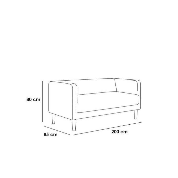 Alhome Velvet and Sweedish Wood 3 Seaters Sofa - Grey - AL-1010 - Zrafh.com - Your Destination for Baby & Mother Needs in Saudi Arabia