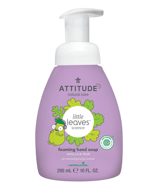 Attitude Little Leaves Science Foaming Hand Soap (295 ml) - Vanilla and Pear - Zrafh.com - Your Destination for Baby & Mother Needs in Saudi Arabia