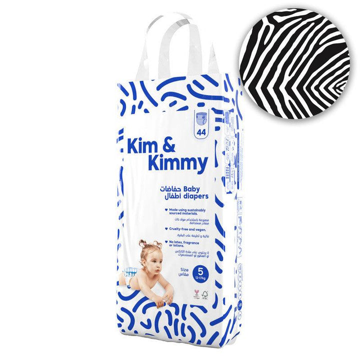 Kim & Kimmy - Size 5 Diapers,12-17kg,44 Diapers - ZRAFH