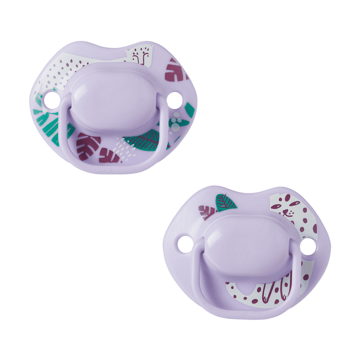 Tommee Tippee Closer to Nature Moda Soother - 2 Pieces - 6-18 Months - Zrafh.com - Your Destination for Baby & Mother Needs in Saudi Arabia