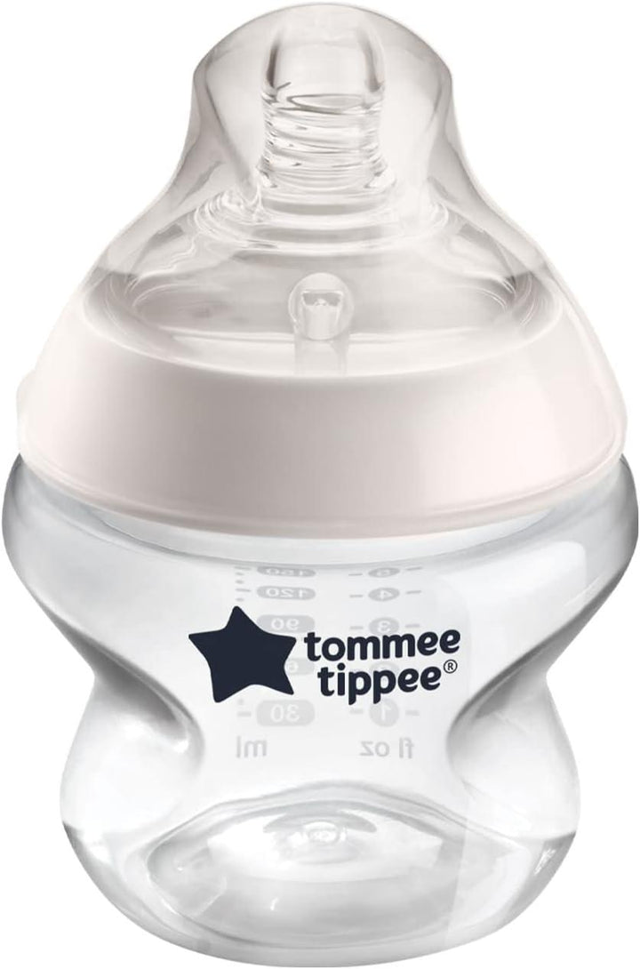 Tommee Tippee Closer To Nature Feeding Bottle 150ml 0M+ - Zrafh.com - Your Destination for Baby & Mother Needs in Saudi Arabia