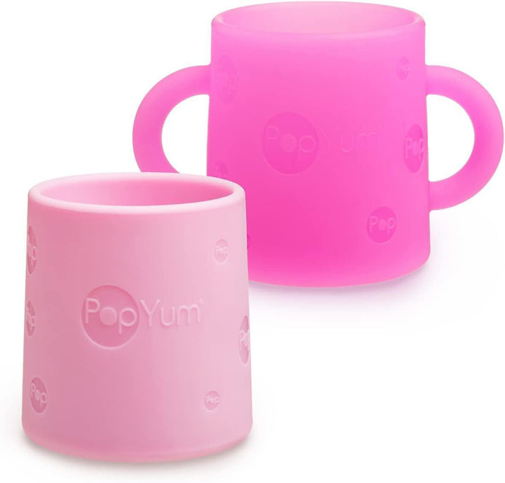 PopYum Silicone Training Cup 2-Pack for Baby and Toddler - ZRAFH