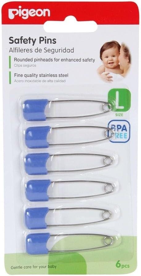 Pigeon Safety Pins - Large - 6 Pieces Set - Zrafh.com - Your Destination for Baby & Mother Needs in Saudi Arabia