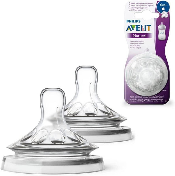 Philips Avent NATURAL 2.0 FEEDING TEATS 6 M X2 - ZRAFH