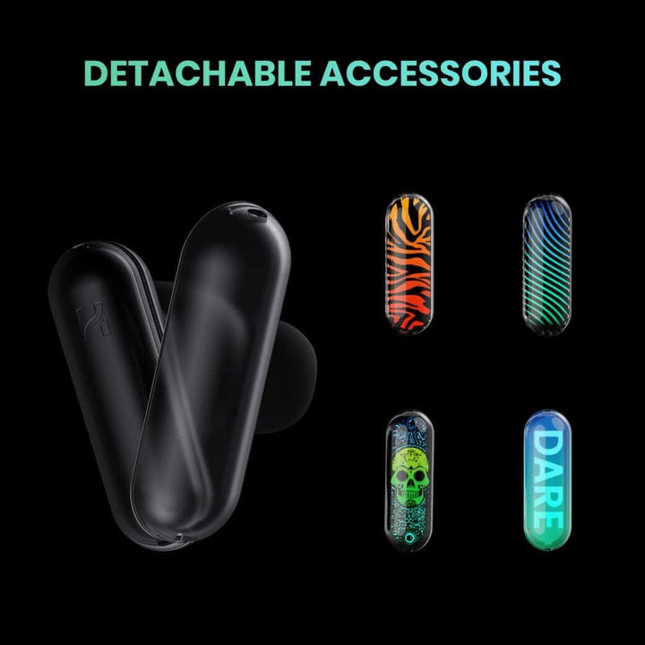 HHOGene GPods Colorful RGB Gaming Wireless Earbuds in Ear with Light Control and 4 Earbuds Shells,ANC Bluetooth Rainbow Earphones IPX4 Sweatproof Sport Hiking Traveling for iPhone & Android - Zrafh.com - Your Destination for Baby & Mother Needs in Saudi Arabia