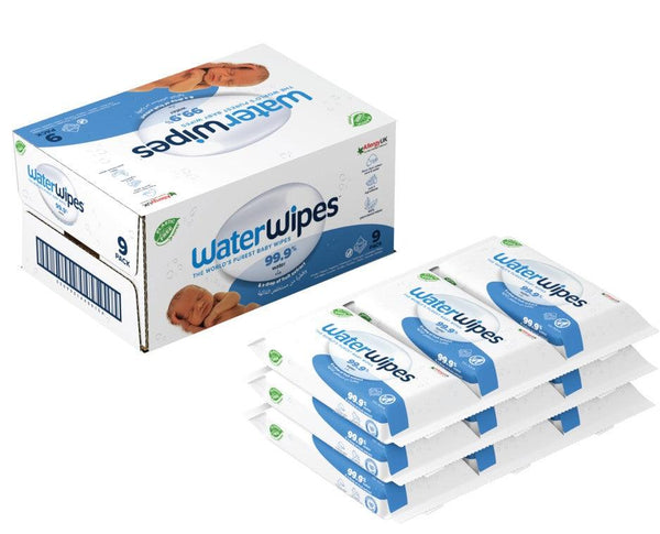 WaterWipes Plastic-Free Original 99.9% Water Based Baby Wipes
