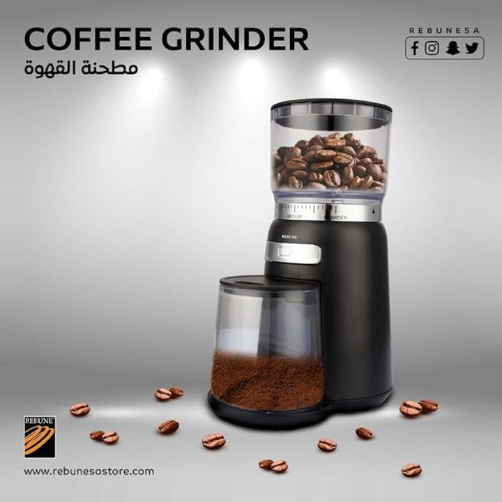 Rebune Espresso Maker - 210 gram - 150 W - Silver - Zrafh.com - Your Destination for Baby & Mother Needs in Saudi Arabia