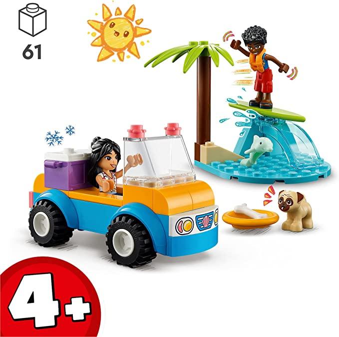 LEGO® Friends Beach Buggy Fun 41725 Building Toy Set (61 Pieces) - ZRAFH