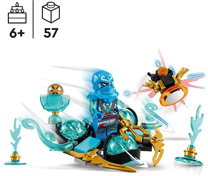 LEGO® NINJAGO® Nya’s Dragon Power Spinjitzu Drift 71778 Building Toy Set (57 Pieces) - ZRAFH