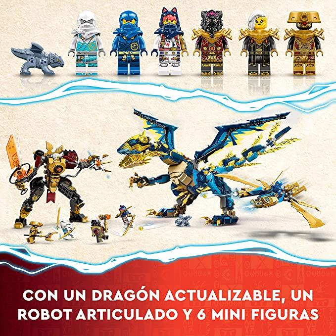 LEGO® NINJAGO® Elemental Dragon vs. The Empress Mech 71796 Building Toy Set (1,038 Pieces) - ZRAFH