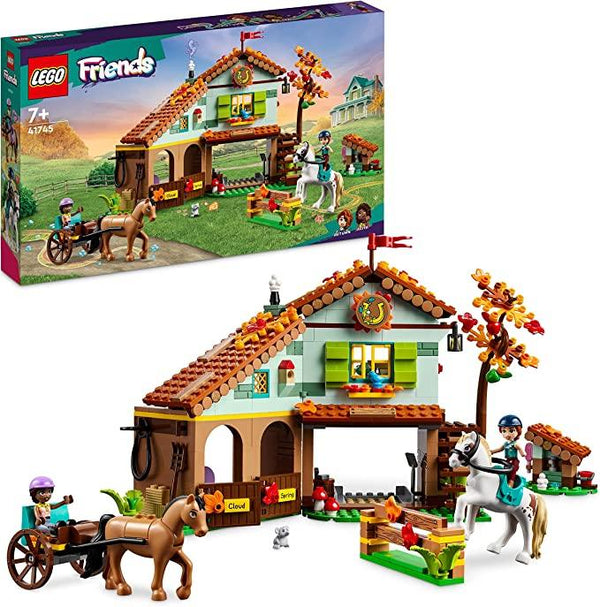 LEGO® Friends Autumn’s Horse Stable 41745 Building Toy Set (545 Pieces) - ZRAFH