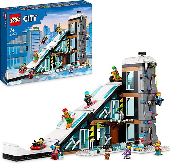 LEGO® City Ski and Climbing Centre 60366 Building Toy Set (1,054 Pieces) - ZRAFH