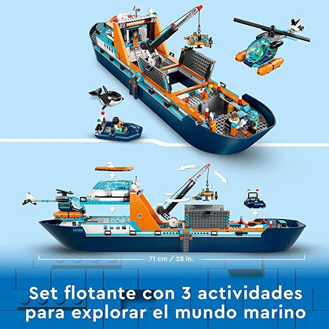 LEGO® City Arctic Explorer Ship 60368 Building Toy Set (815 Pieces) - ZRAFH