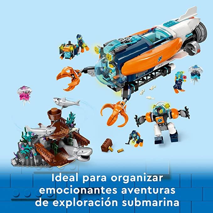 LEGO® City Deep-Sea Explorer Submarine 60379 Building Toy Set (842 Pieces) - ZRAFH