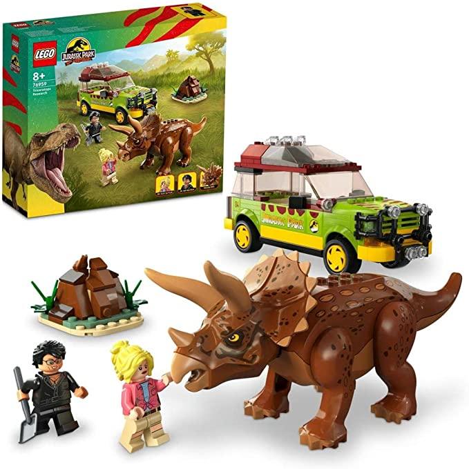 LEGO® Jurassic Park Triceratops Research 76959 Building Toy Set (281 Pieces) - ZRAFH