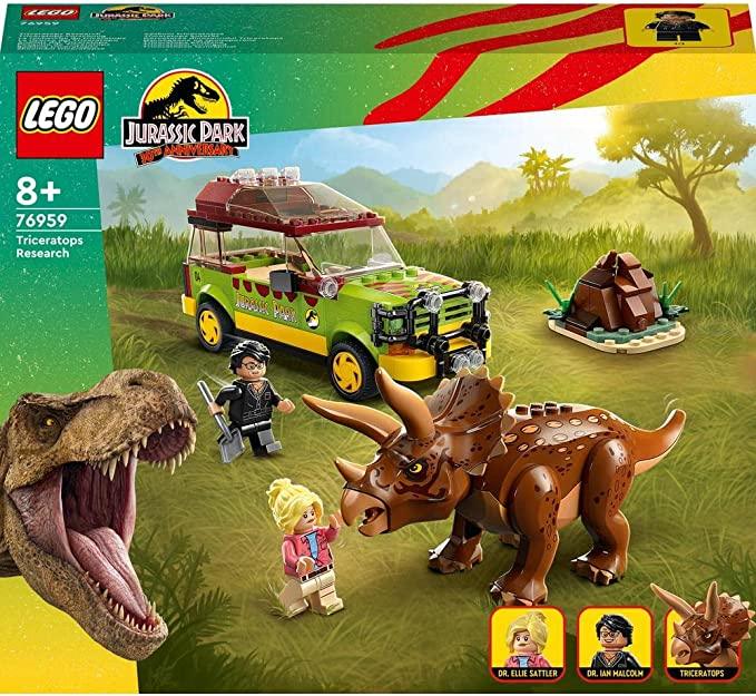 LEGO® Jurassic Park Triceratops Research 76959 Building Toy Set (281 Pieces) - ZRAFH