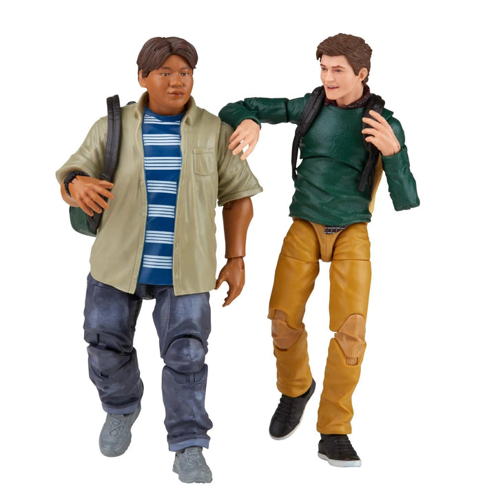 Spider-Man Marvel Legends Series 60th Anniversary Peter Parker and Ned Leeds MCU 2-Pack 6-inch Action Figures, 7 Accessories, Multicolored, F3457 - ZRAFH