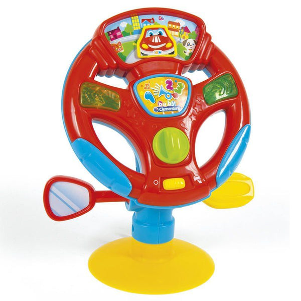 Clementoni Activity Wheel Toy - Red - Zrafh.com - Your Destination for Baby & Mother Needs in Saudi Arabia